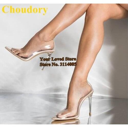 European Style Women Sexy Candy Color PVC Pumps Stiletto Heels Clear Heel Pointed Toe Shallow Dress Shoes Neon Yellow Pumps