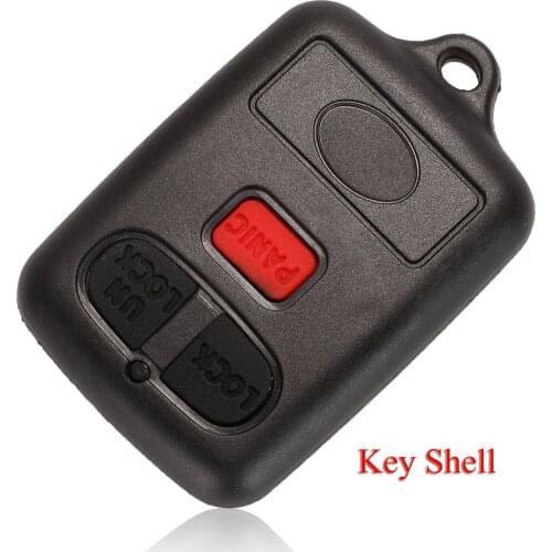 Kutery 10pcs/Lot Remote Smart Car Key Shell For BYD F3 F3R 3Buttons Replacement Keyless Entry Car Key Fob Case Cover