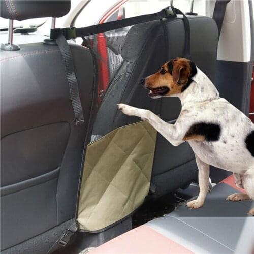 Universal Dog Rear Car Seat Isolation Mesh Barrier Safe Travel Backseat Net Durable Net Stop Pets Disturbing Best Price