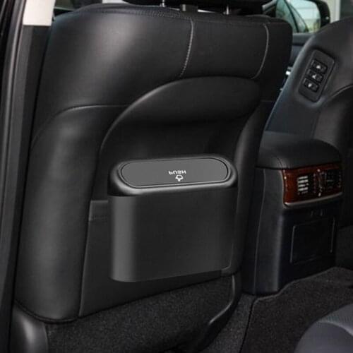 Universal Hanging Car Trash Garbage Can Flip Lid Dustbin Interior Organizer Box for Jeep Grand Cherokee/Compass/Commander