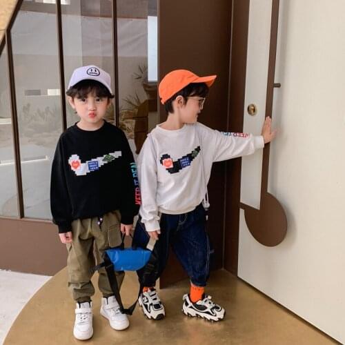 Lasted Spring Autumn Boys Sweatshirts Jacket Coat Kids Outwear Children Clothes Tops Teenager Gift High Quality