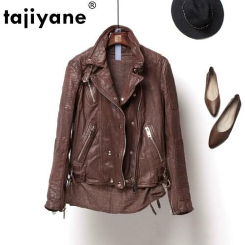 Tajiyane real genuine leather jacket women clothes coats and jackets women 100% sheepskin coat female womens coats 8169 WPY519