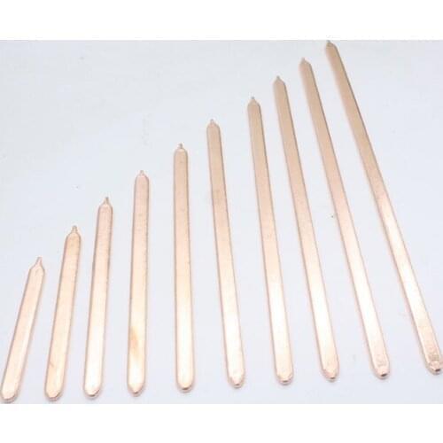 1pcs 320-490mm long copper heat sink pipe sintered tube DIY cooling duct for computer radiating 8mm width 3mm thickness