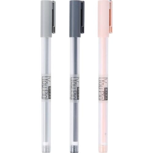 3 Pcs Cute Kawaii New Simple 0.35mm MG Writing Gel Pen Office School Supplies Stationery Kids Student Children