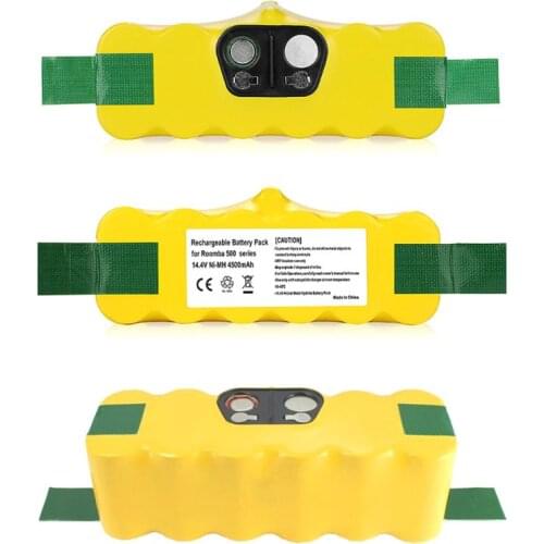 3500/4500/6000/8000mAh 14.4V Battery for Sweeping Robot Vacuum Cleaner 500 600