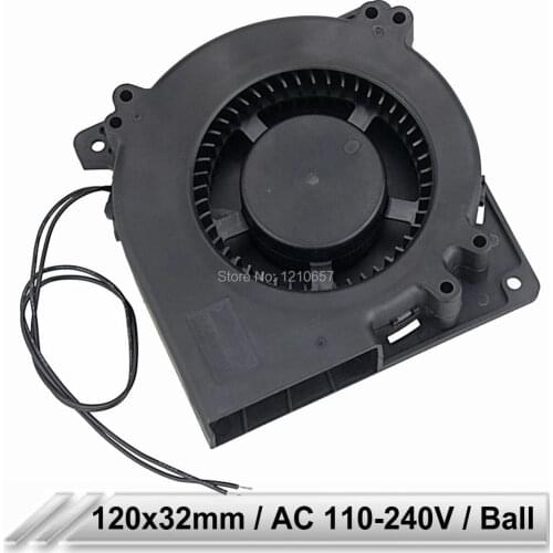 5PCS Gdstime 120mm AC 110V 115V 120V 220V 240V 12032 120x32mm Ball Bearing Computer Blower EC Fan