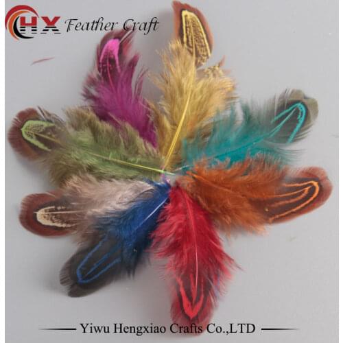 50pcs Beautiful 4-8cm Pheasant Feather Christmas Wedding Costumes Hat Earrings Materials Decorative Feather