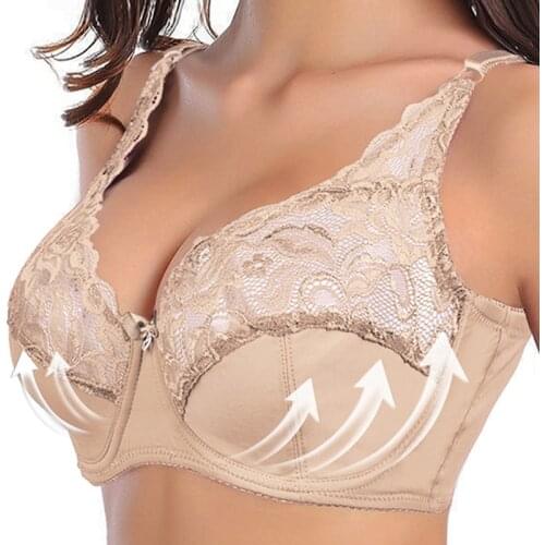 Lace bra plus size bra women underwear bralette Crop top sexy Female bra Large BH tube top Female push up Brassiere Laced Bra