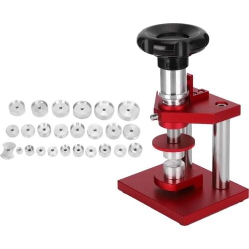 Watch tools Watch Back Case Closer Watch Back Cover Pressing Tool with 25pcs Aluminum Dies tool for watchmaker
