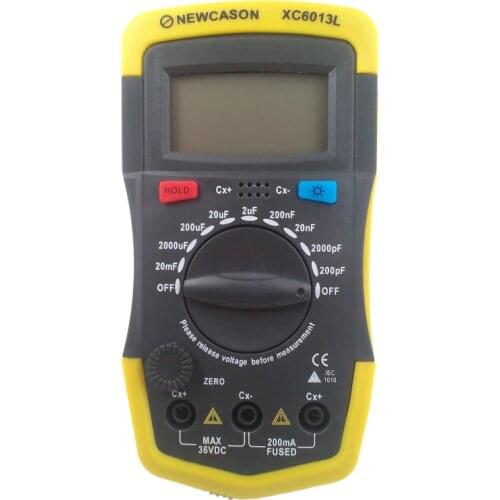 Digtital Capacitance Meter XC6013L Capacitor Tester mF uF Circuit Gauge Capacitance Meter Tester