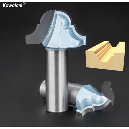 1PCS-12.7mm shank,free shipping cnc solid carbide woodworking insert router bit,3D wood engraving milling cutter,trimming knife