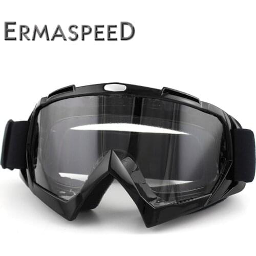 Motocross Goggles Helmet Steampunk 100% Windproof Ski MX Goggles Moto Cross Cafe Racer Chopper Glasses ATV Dirt Bike Men Eyewear