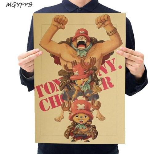 Anime Kraft Paper Poster Home Decoration Wall Painting Core 50.5x35cm