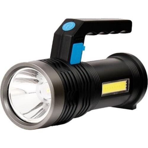 Super Bright LED Portable Searchlight Waterproof Spotlight Power Display COB Work Lamp USB Rechargeable Flashlight For Fish Hunt