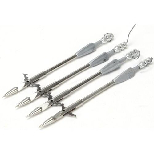 1pc Stainless Steel Bow Fishing Dart Slingshot Arrow Head Broad heads Arrowheads Catapult Dart Hunting Tips
