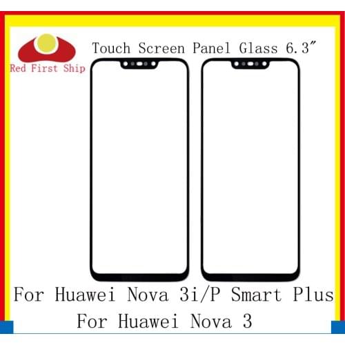10Pcs/lot Touch Screen For Huawei Nova 3 3i Touch Panel Front Outer Glass Lens Touchscreen P Smart Plus LCD Glass Replacement
