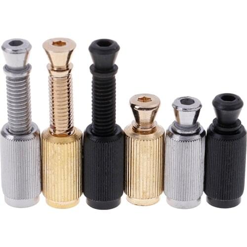 2Pcs Metal Guitar Bridge Studs Anchors Genuine Stud And Anchor For Guitar Rose Series Style Tremolo System Bridge