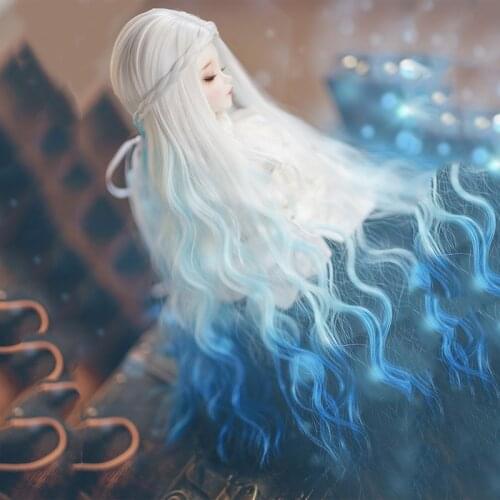 1/3 1/4 1/6 Bjd Wig High Temperature Long Fashion Wavy Wire Bjd Wig SD For BJD Doll