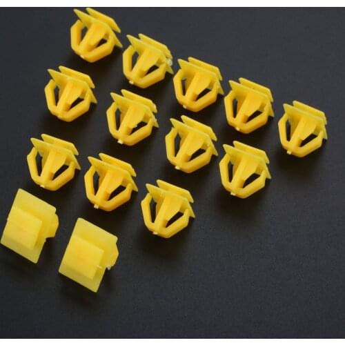 50pcs Rocker Moulding Clip Nylon Auto Decoration Fastener Fit For Accent 87758-35000 For Santa Fe & Tiburon 1995-on