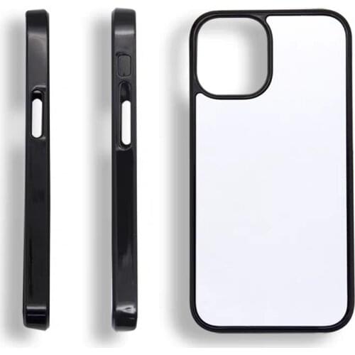 15pcs/lot 2D Blank Sublimation edge Phone Case For iPhone12mini 12 12pro 12pro Max DIY Printing Heat Press Transfer Cases Cover