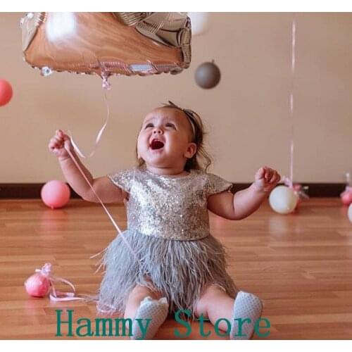 Size 2-12Yrs Kids Dresses for Girls Elegant Feather Tassels Girls Wedding Party Dress Girls Princess Dresses Clothing