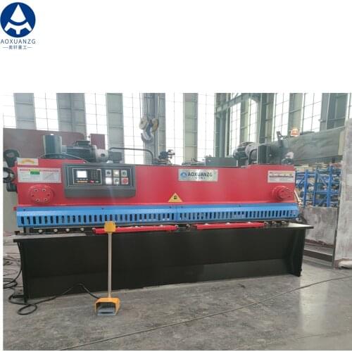 Factory Guillotine Cutter with E21S Controller QC11K-6*1600 sheet shearing machine for 6mm sheet