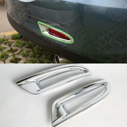 ABS Plastic Chromium car parts rear foglight cover Car Styling For MAZDA 6 2017