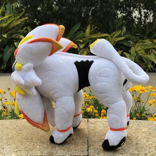 Anime Game Cartoon Alola Solgaleo 10" Sun Moon Plush Toy Collection Stuffed Animal Soft Doll