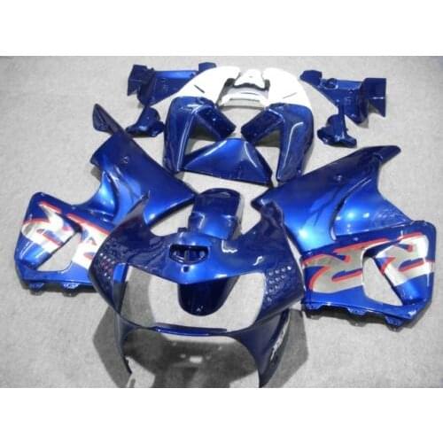 Motorcycle Fairing kit for HONDA CBR900RR 919 98 99 CBR 900RR CBR900 1998 1999 ABS white blue Fairings set+7gifts HG07