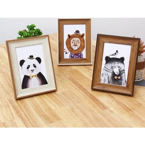 Creative Photo Frame Desktop Cartoon Decorative Painting Photo Frame Home Desktop Decoration Student Gift Resin Photo Frame