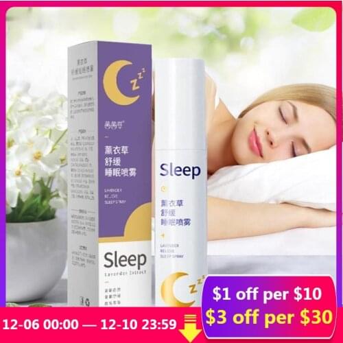 Lavender Deep Sleep Pillow Spray Insomnia Hemp Seed Essential Oil Extract Relieve Stress Castor Oil Help Sleep Relief Anxiety