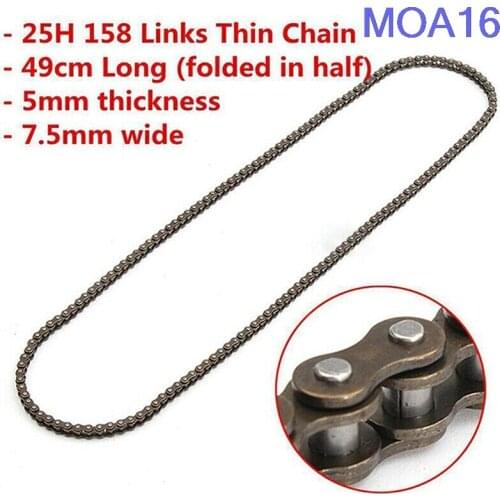 Hot sale 25H 158 Links Chain For 47/49cc Pocket Bike Mini Moto Quad Dirt ATV Scooter New 2021