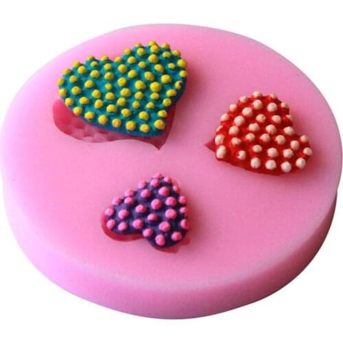 Loving Heart Frame Fondant Cake Molds Soap Chocolate Mould For The Kitchen Baking D196
