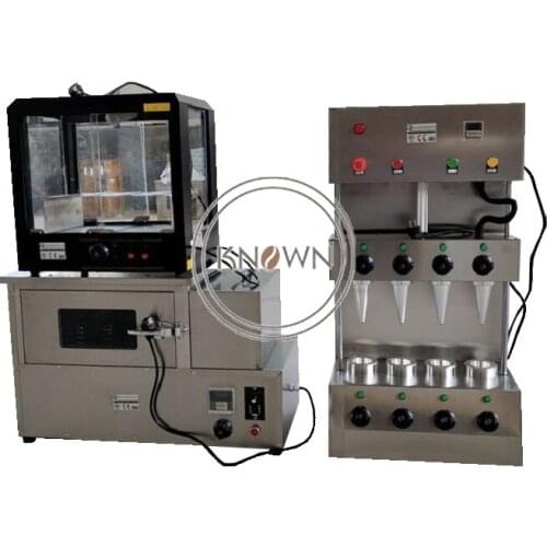 New design cheaper 4 moulds cone electric pizza maker automic cone pizza machine cone pizza machine for sale