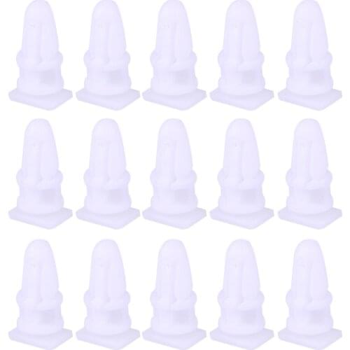 DWCX PA66 Plastic 20pcs Plastic Door Sill Cover Kick Plate Trim Mounting Clip Fit for BMW E30 E36 E39 E38 3 Series