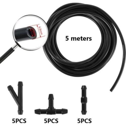 500cm Plastic Windscreen Wiper Washer Jet Tube Pipe Hose Connector Car Hose Joints For Nozzle Pump Tool