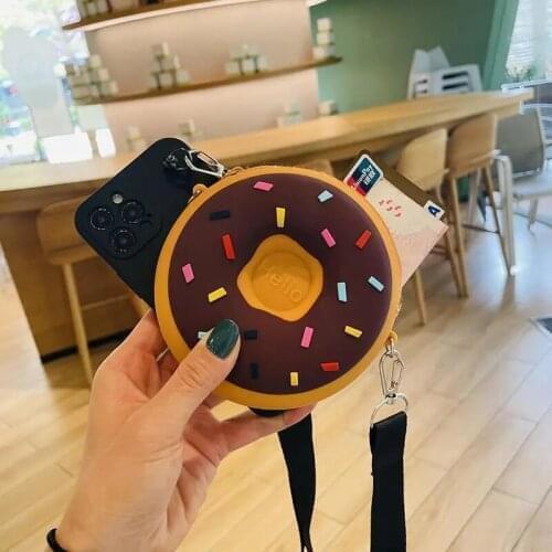 Donuts For Huawei Honor 7A 7C 8A 9A 9s 8x 8c 8s 9x 10 20 30 lite X10 Pro Wallet Bag Soft TPU Case