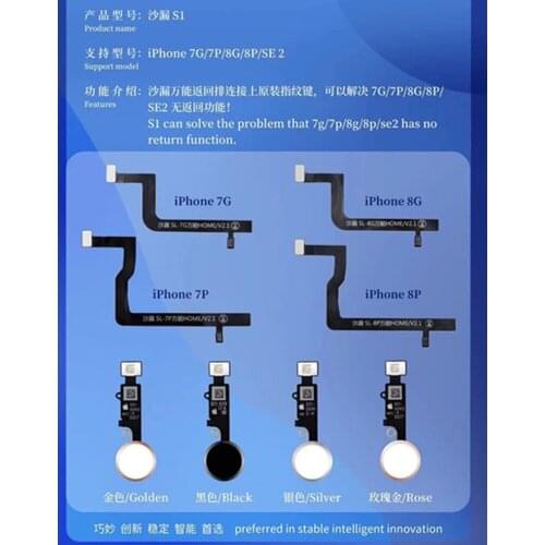 S1 Shalou Universal Back Function Home Button Flex Cable Make Original Home Button Have Back Function Cannot Fix Fingerprint Fun