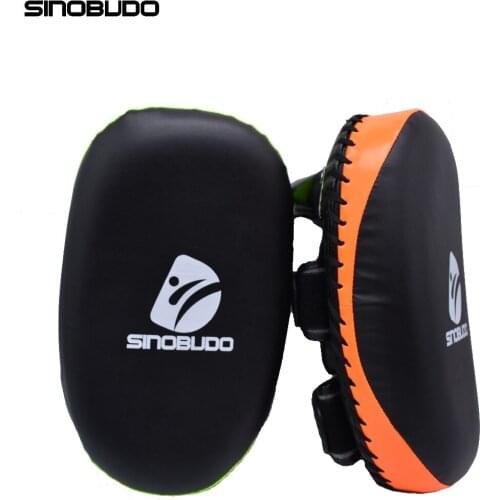 SINOBUDO Muay Thai Kick Focus Target Hand Focus Mitt MMA Combat Sanda Boxing Training Curve Pad