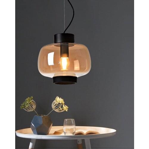 Modern Glass Pendant Lights LED Hanging Lamp Home Decor Lamp Lighting Living Room Bedroom Dining Room Kitchen Hanging Lights