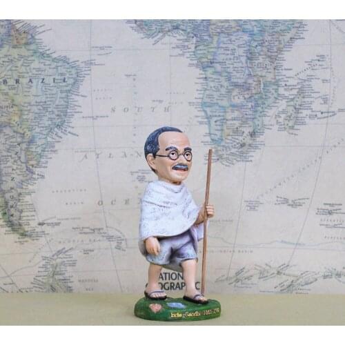 Vogue World Famous Person Figure Model Toys Gift Collect India Mahatma Mohandas Karamchand Gandhi