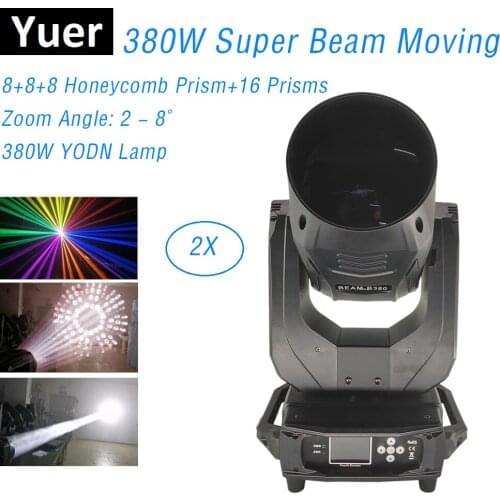 380W Moving Head Light Beam Spot Zoom Lights For Disco Nightclub Party Light Music RDM Function Moving Head Dj Light DMX Control