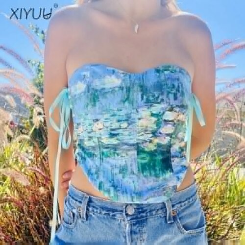 Женские укороченные топы XIYUU China At AliExpress