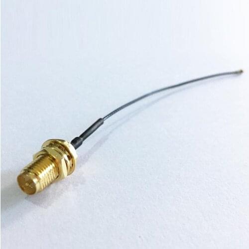 10cm IPX IPEX U.FL MHF4 to RPSMA RP-SMA female jack pigtail cable Diameter 0.81mm for PCI WIFI Card wireless router