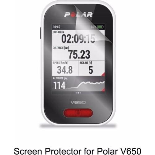 3* Clear LCD PET Film Anti-Scratch Screen Protector Cover for Handheld GPS Polar V650 Accessories