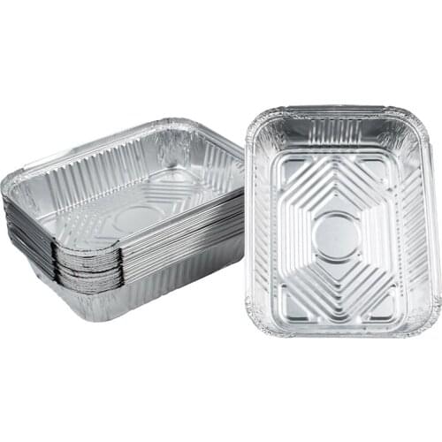 Disposable Aluminum Foil Container For Restaurant Packaging Food