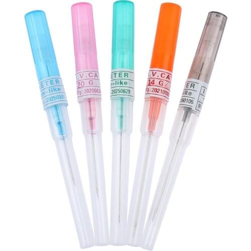 5PCs Piercing Needle Catheter Needles For Navel Sterilised Tattoo Piercings Tool New
