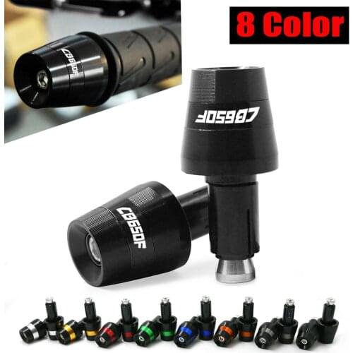 7/8'' Motorcycle Universal Handlebar Grips Handle Bar Ends Weight Slider Cap Plug For HONDA CB650F CB 650F CB 650 F All Years