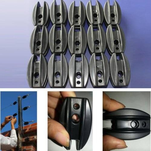 90PCS Terminal Fence Insulators Electric Fence Accessories 20KV High Voltage Farm Electric Fence End Strain Insulator