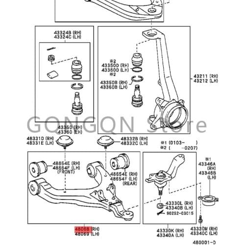 CAR right front suspension No. 1 lower arm sub-assembly 1994- 2017 Toy ot aCEN TUR Y CEL SIO R triangle arm lower arm swing arm